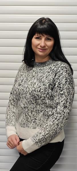 Свитер Lora (one size) LR435 black (зима)