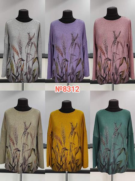 Свитер Desselil (3XL-6XL) 8312 mix (деми)