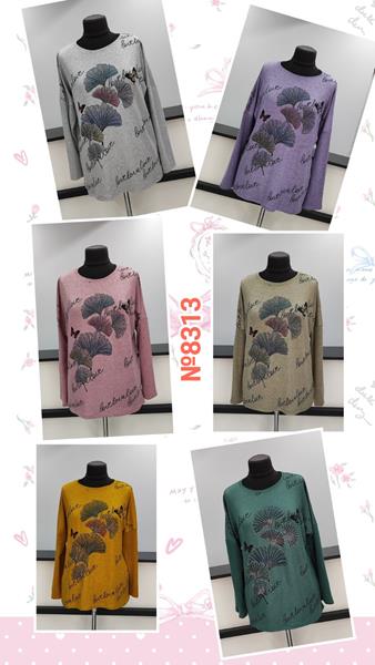 Свитер Desselil (3XL-6XL) 8313 mix (деми)