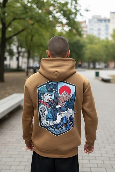 Худи Madoka (M-3XL) 1207 kayot (зима)