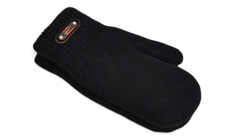 Варежки Descarrilado (one size) J1030 black (зима)