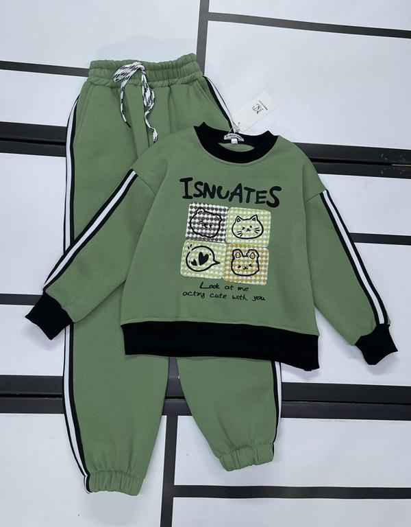 Костюм спорт Kosmy (122-140) 542 green (зима)