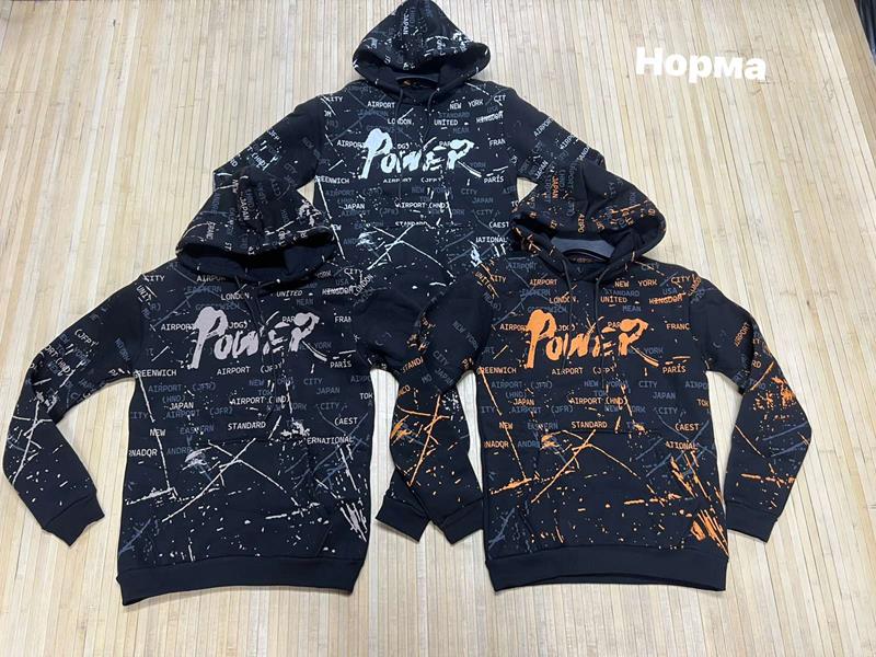 Худи Navas (S-2XL) NW143 black-orange (зима)