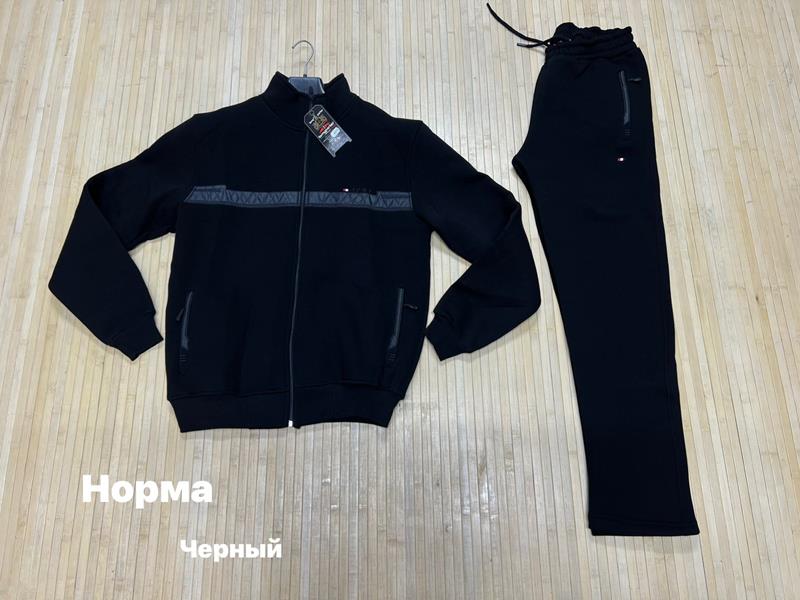 Костюм спорт Navas (M-2XL) NW187 black (зима)