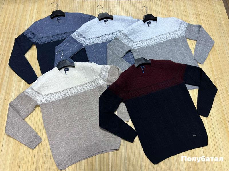 Свитер Navas (L-2XL) NW274 grey (зима)