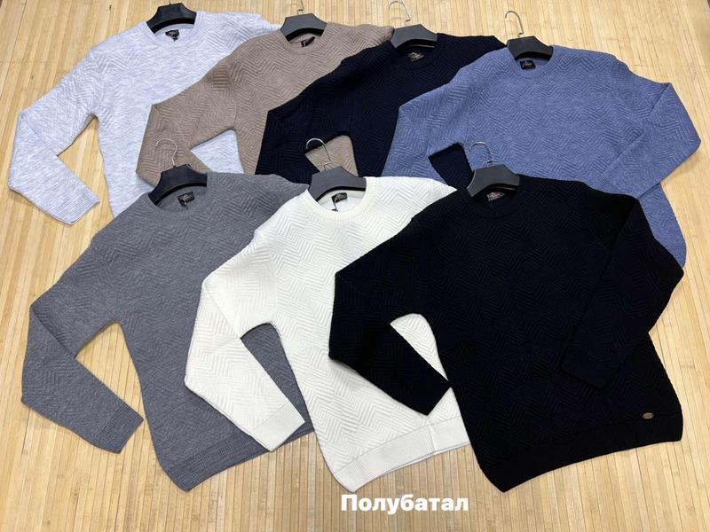 Свитер Navas (L-2XL) NW291 grey (зима)