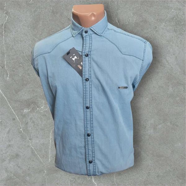 Рубашка Mary Poppins (S-2XL) 6598 l.blue (деми)