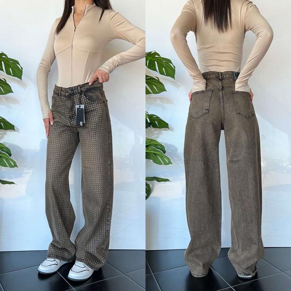 Джинсы i8denim Women (25-30) TB12 grey (деми)