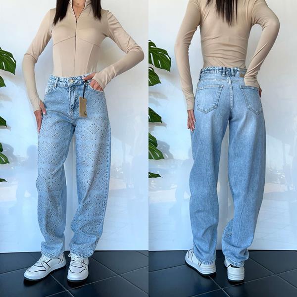 Джинсы i8denim Women (25-30) TB13 l.blue (деми)