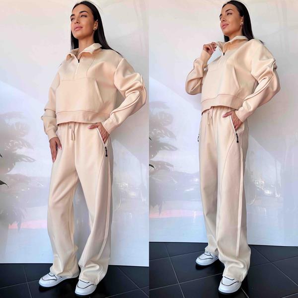 Костюм спорт i8denim Women (S-L) TB23 beige (деми)