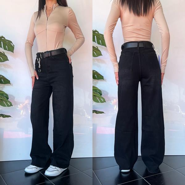 Джинсы i8denim Women (25-29) TB39 black (деми)