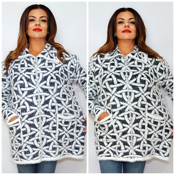 Кофта Biblos (54-60) 2202 mix (зима)