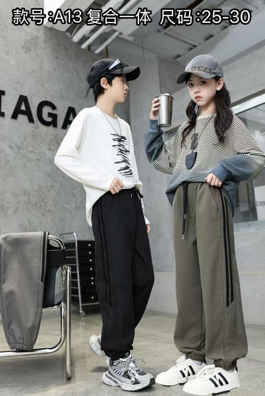 Штаны спорт Farbique (25-30) A13 black (зима)