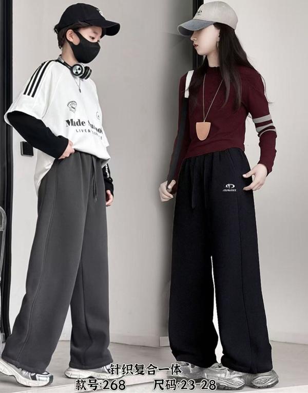 Штаны спорт Farbique (23-28) 268 grey (зима)