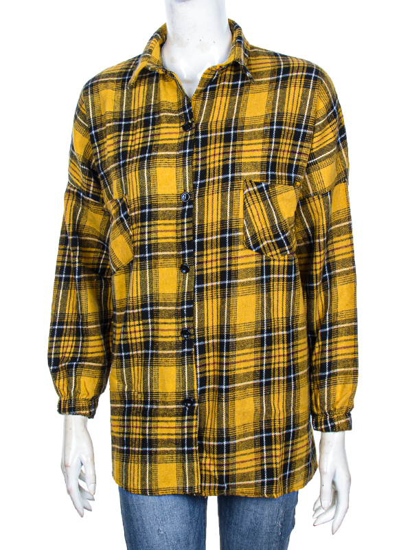 Рубашка 4 Seasons (S-L) A01-7 yellow (деми)