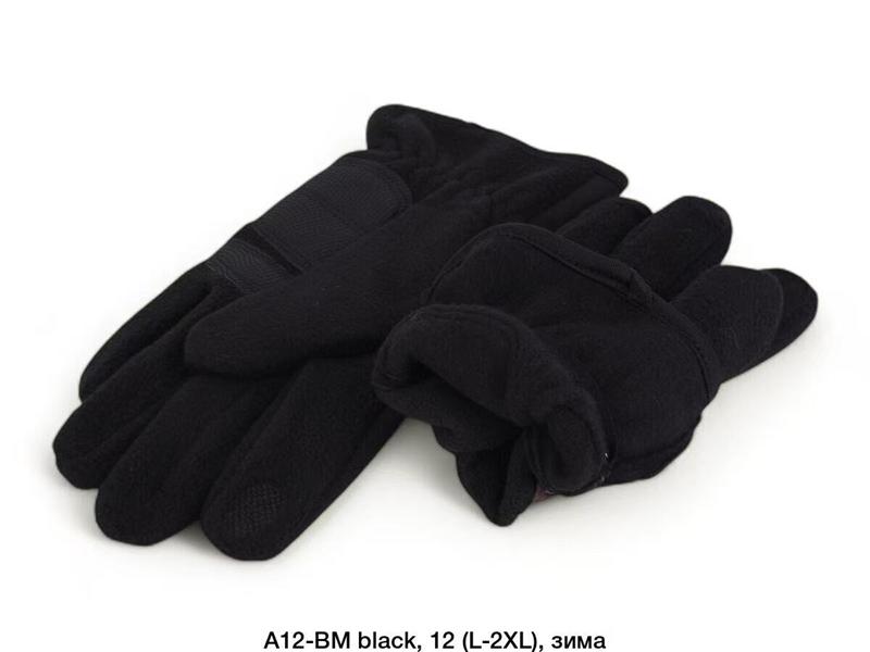 Перчатки Descarrilado (L-2XL) A12BM black (зима)