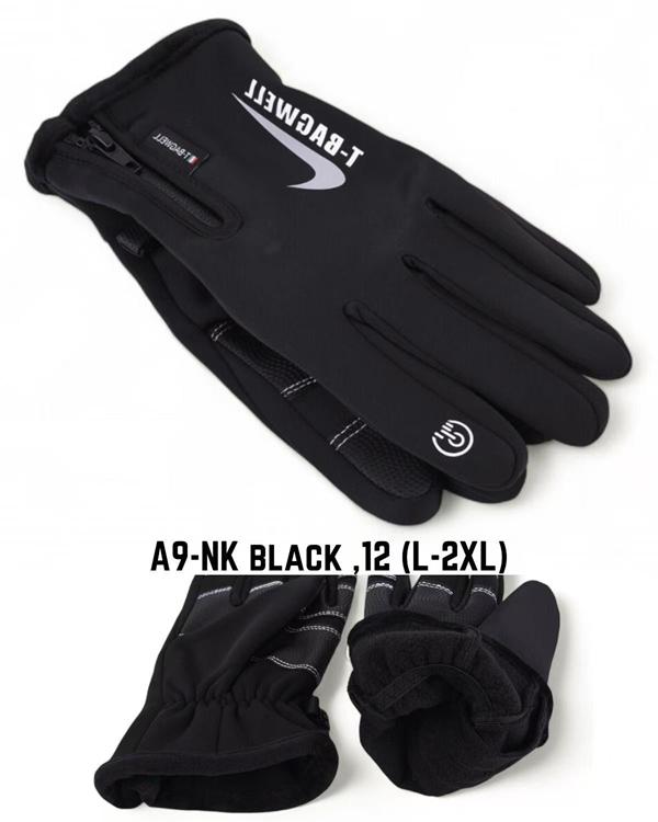 Перчатки Descarrilado (L-2XL) A9NK black (зима)