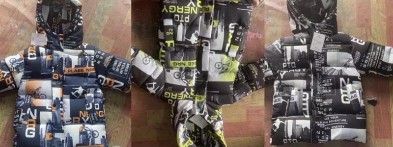 Куртка Farbique (120-160) 9 grey (зима)