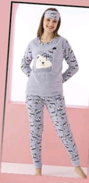 Пижама 4 Seasons (M-2XL) 78 grey (зима)