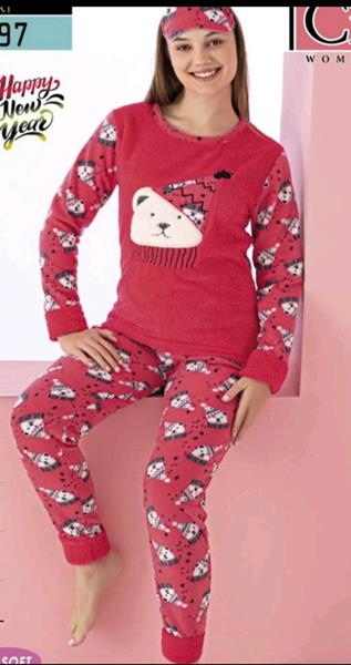 Пижама 4 Seasons (M-2XL) 81 red (зима)