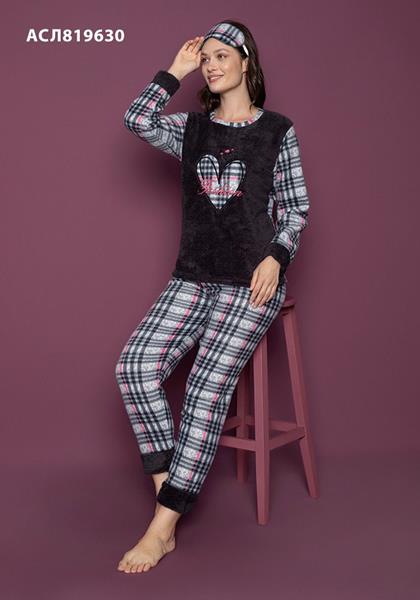 Пижама 4 Seasons (M-2XL) 819630 grey (зима)