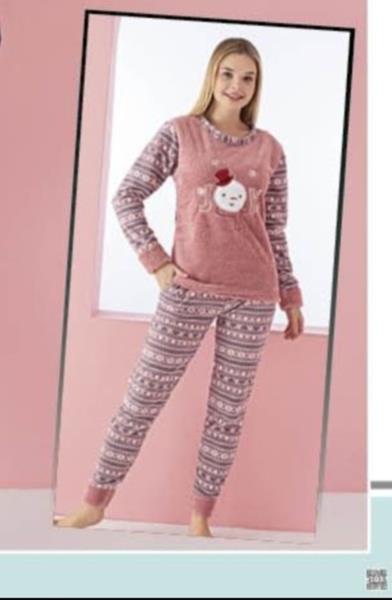 Пижама 4 Seasons (M-2XL) 83 beige (зима)