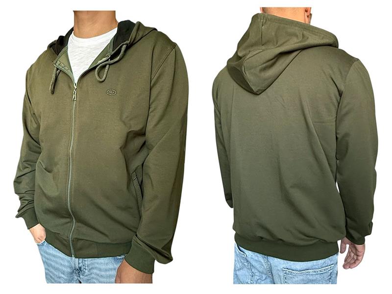 Кофта спорт 4 Seasons (3XL-6XL) A01-32 khaki (деми)