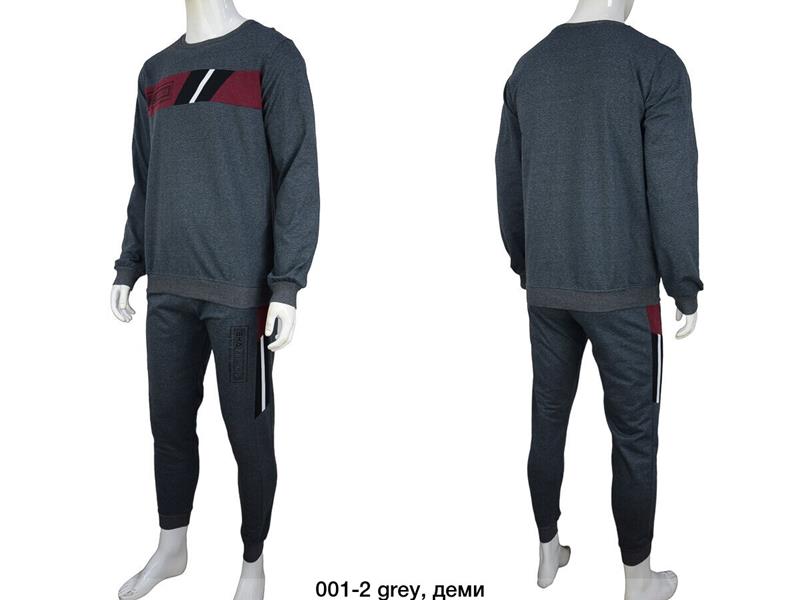 Костюм спорт 4 Seasons (S-2XL) A01-40 d.grey (деми)