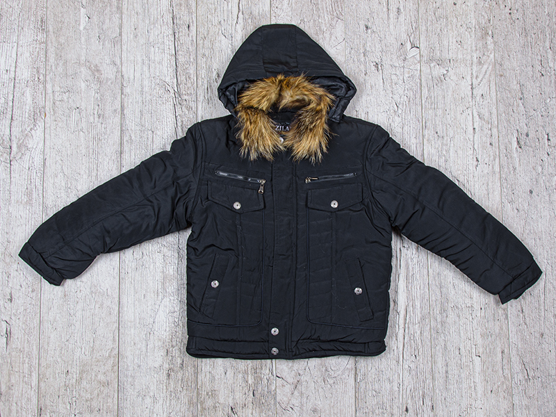 Куртка Meisty (L-4XL) 777 black (зима)