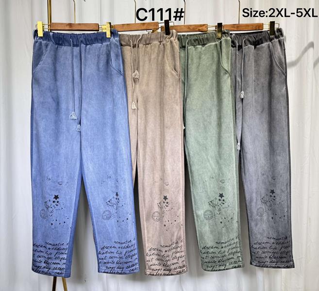 Штаны Modnulya (2XL-5XL) C111 green (деми)