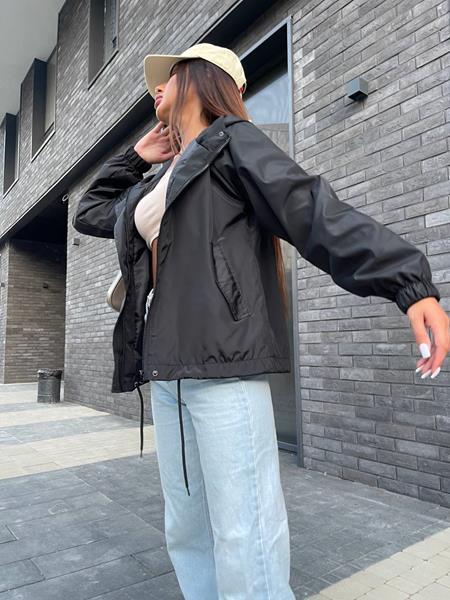 Ветровка Modnulya (42-48) N641 black (деми)