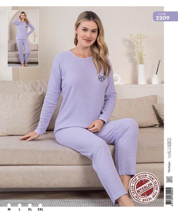Пижама Fantasy (M-2XL) 2209 purple (деми)