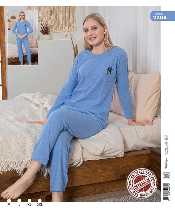 Пижама Fantasy (M-2XL) 2208 blue (деми)