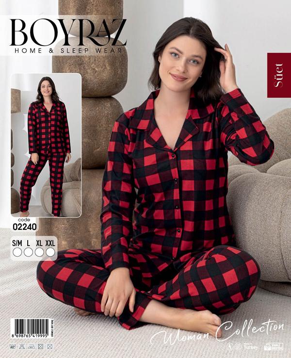 Пижама Fantasy (S-2XL) 02240 red (деми)