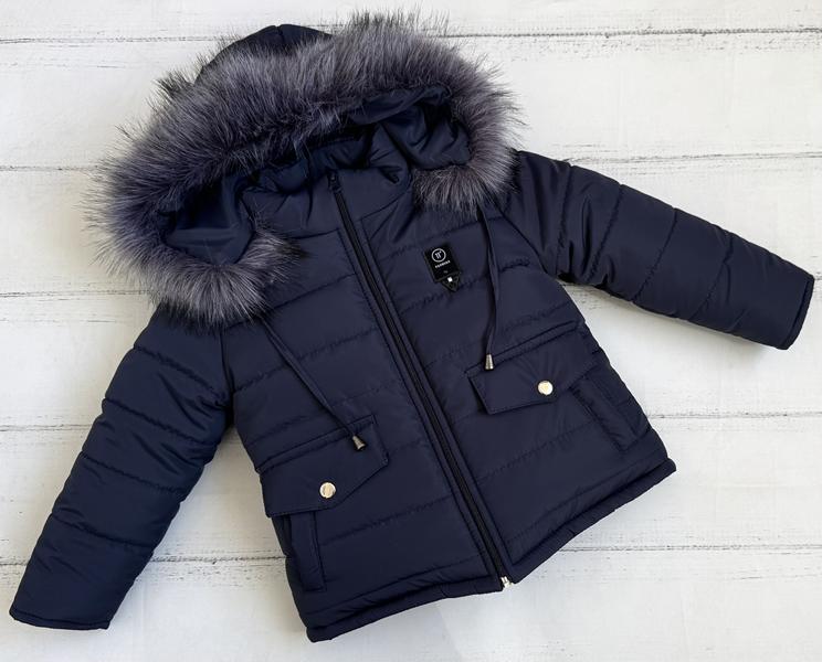 Куртка Moda school (86-110) 8461 navy (зима)