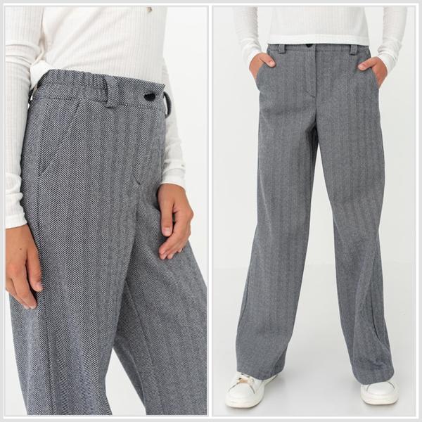 Штаны Moda school (122-152) 8516 grey (деми)