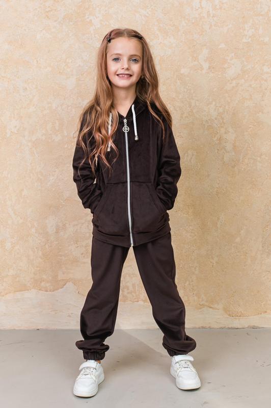 Костюм спорт Moda school (122-140) 8567 brown (122-140) (деми)