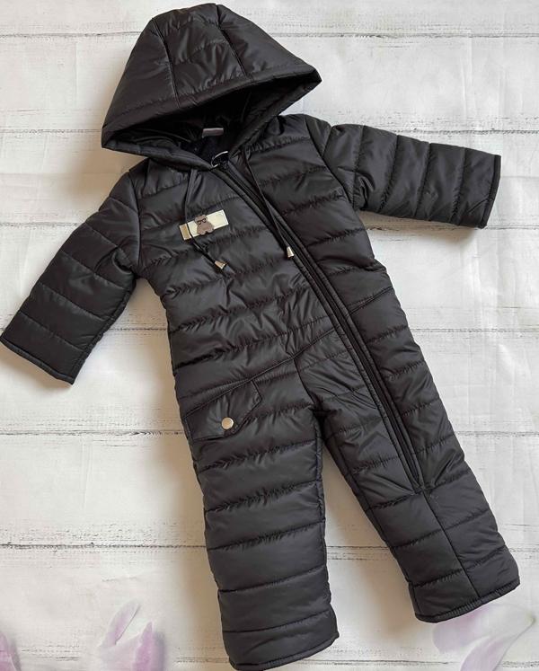 Комбинезон Moda school (68-80) 8454 d.grey (зима)