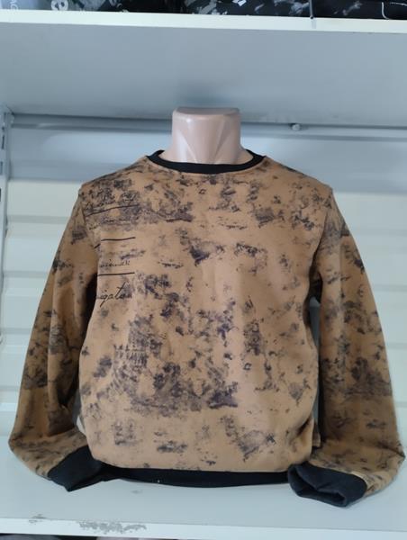 Свитер Panda (M-3XL) 1344 brown (зима)