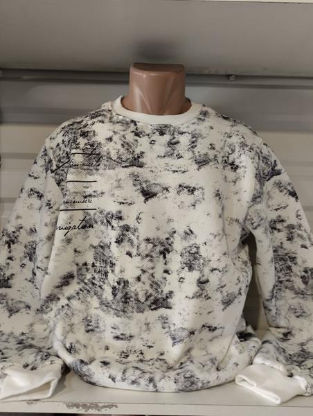 Свитер Panda (2XL-6XL) 1346 white (зима)