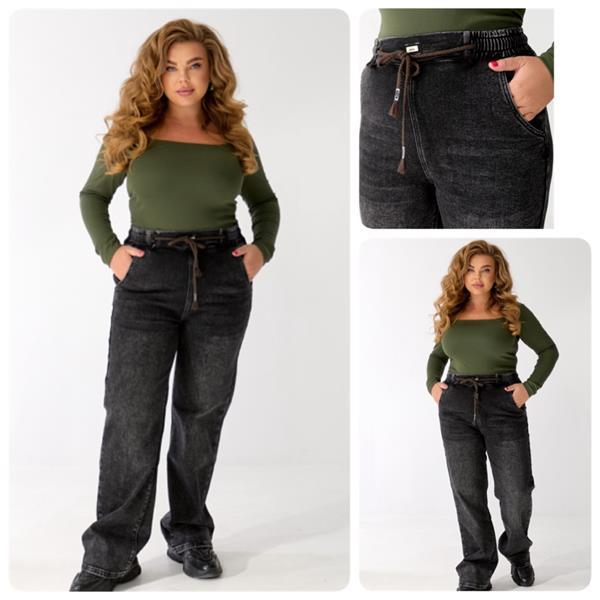 Джинсы Lady N (31-38) 207 grey (зима)