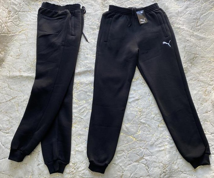 Штаны спорт LeHung (48-56) 175-1 black (зима)