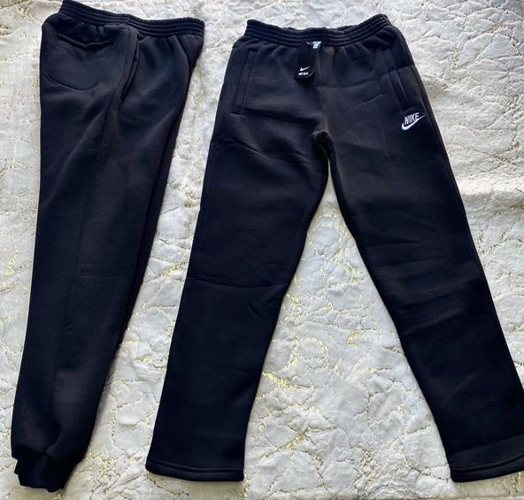 Штаны спорт LeHung (48-56) 175-2 black манжет (зима)