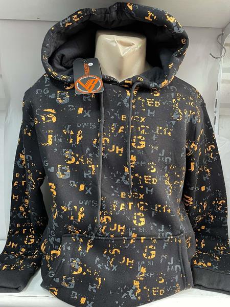 Худи Sabihina (S-2XL) SB1302 black (зима)