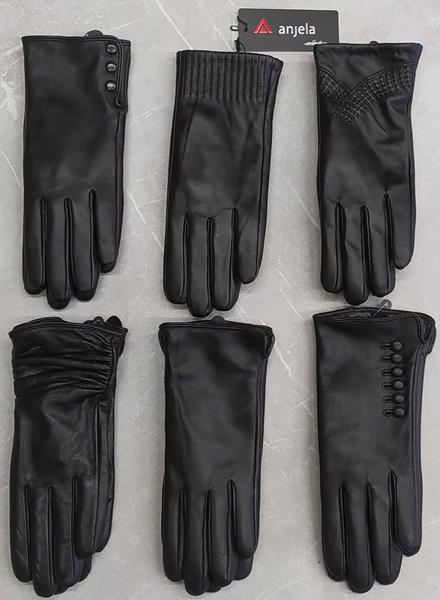 Перчатки Anjela (6.5-8.5) AN13 black (зима)