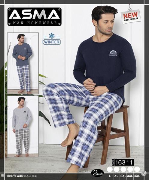 Пижама 4 Seasons (L-4XL) 16311 navy (зима)