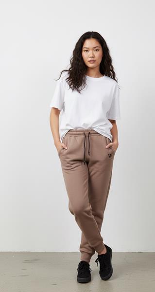 Штаны спорт Annet (S-2XL) AZ0175 beige (зима)