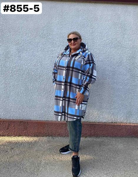 Рубашка Romeo life (50-60) 855-5 grey (зима)