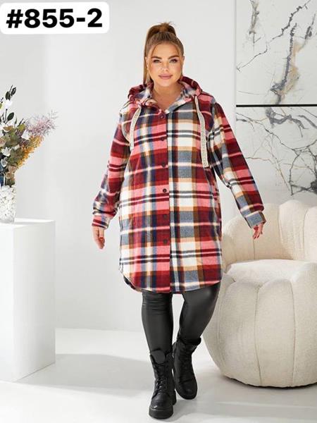 Рубашка Romeo life (50-60) 855-2 red (зима)