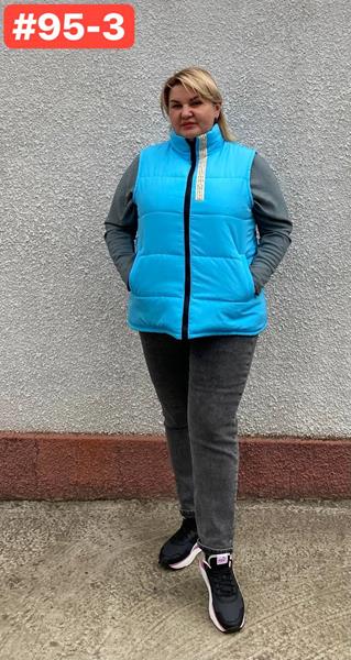 Жилетка Romeo life (52-62) 95-3 l.blue (деми)